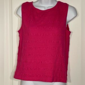 Vintage Talbots Petites no sleeve shirt
